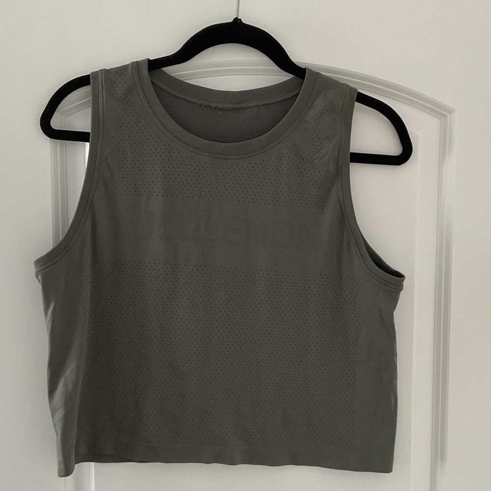 lululemon athletica Khaki Women's Tank Top